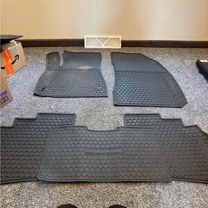 Black All-Weather Car Floor Mats